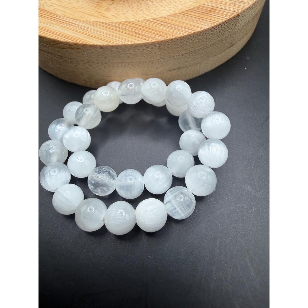 Selenite 6mm Bracelet